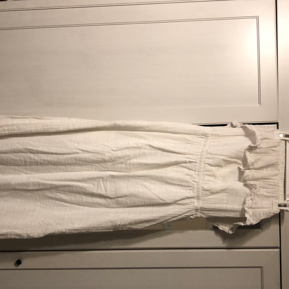 White cotton maxi dress